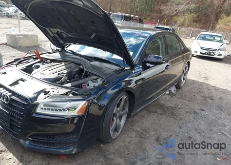 2017 Audi A8 L 4.0T Sport z USA, uszkodzony, nr VIN WAU43AFD3HN018027